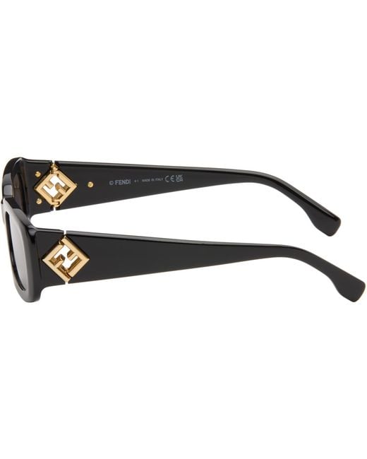 Fendi Gray Ff Diamonds Sunglasses