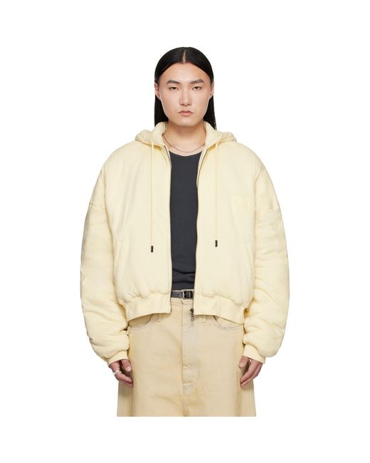 Lu'u Dan Natural Off- Wadded Hoodie for men
