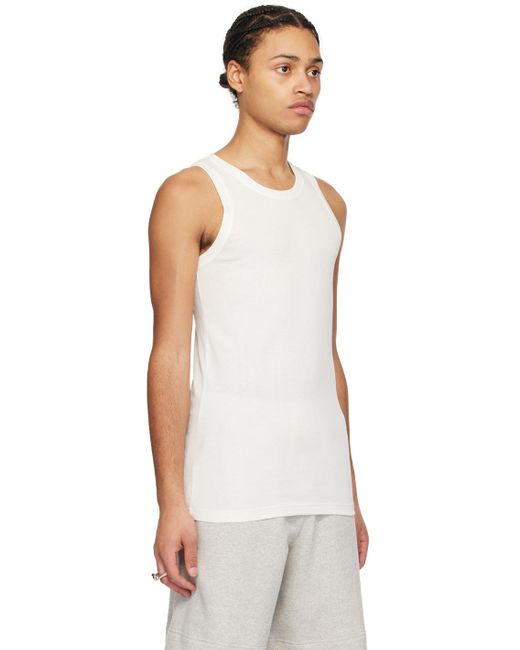 Jil Sander Multicolor Off-white Tank Top & Long Sleeve T-shirts Set for men