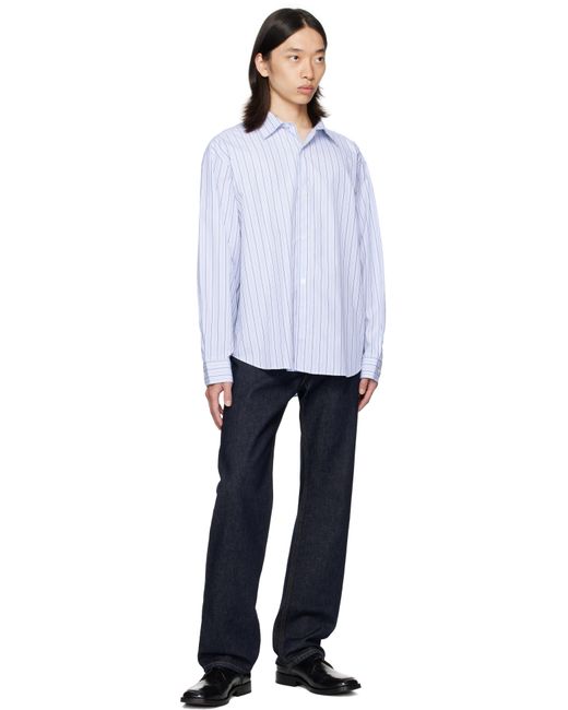 メンズ Dries Van Noten ネイビー ファイブポケット ジーンズ Blue