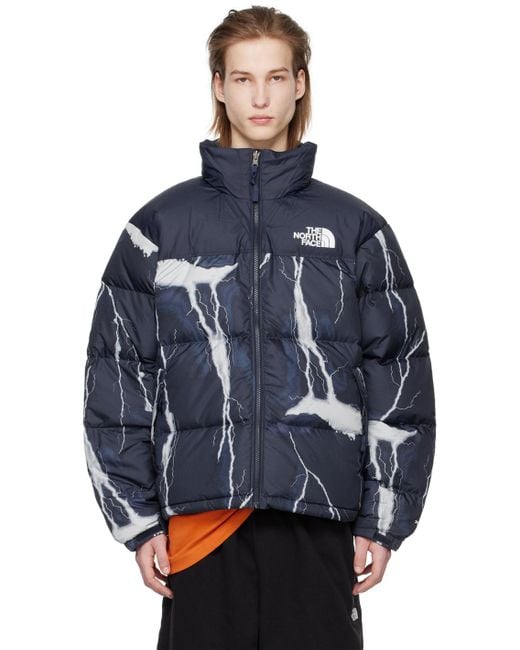 メンズ The North Face ネイビー 1996 レトロ ヌプシ ダウンジャケット Blue