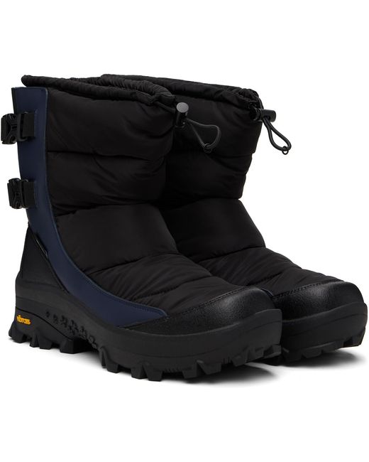 untitlab Black Un Sakura Boots for men