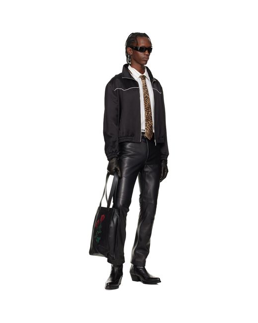 Ernest W. Baker Black Rose Print Tote for men