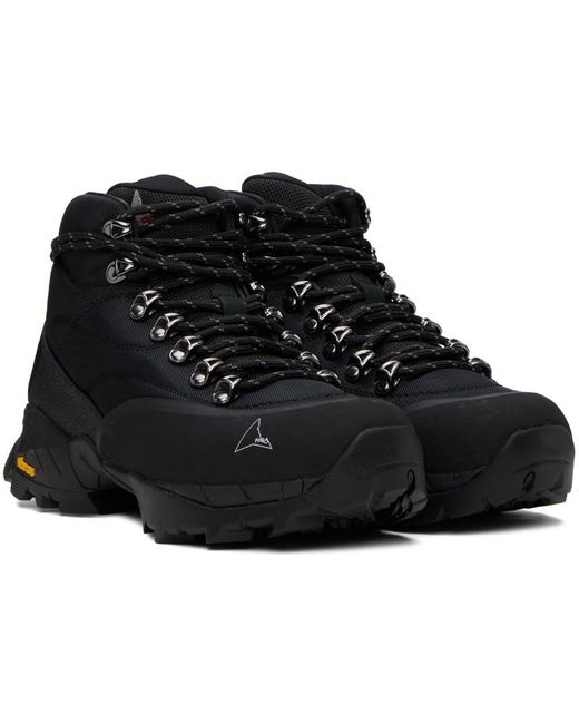 Roa Black Andreas Strap Boots for men