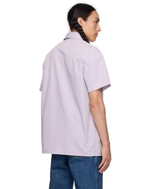 A.P.C. . Purple Hunt Shirt for men