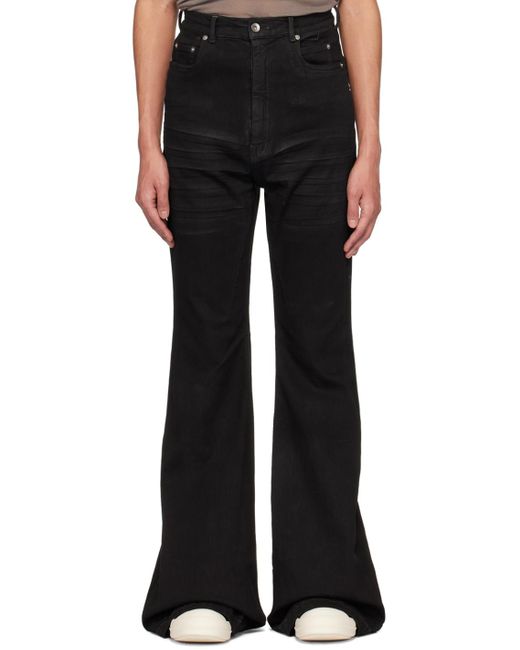 Rick Owens Black Bolan Bootcut Jeans for men