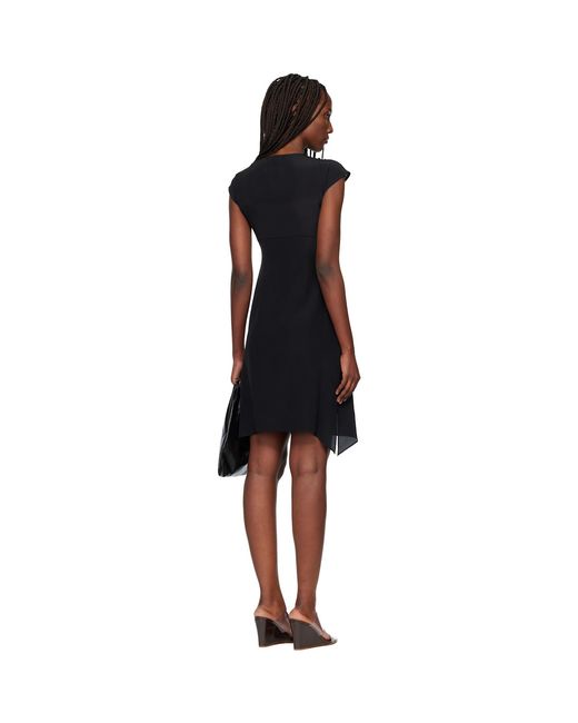 Maryam Nassir Zadeh Black Reneir Midi Dress