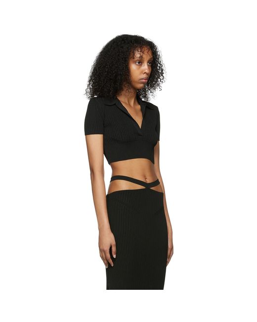 Anna October Black Sicily Polo