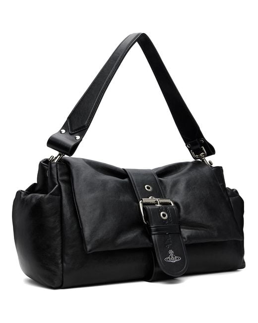 Vivienne Westwood Black Hazel Xl Treasure Shoulder Bag
