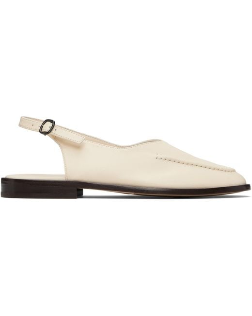 Hereu Black Off- Juliol Slingback Flats