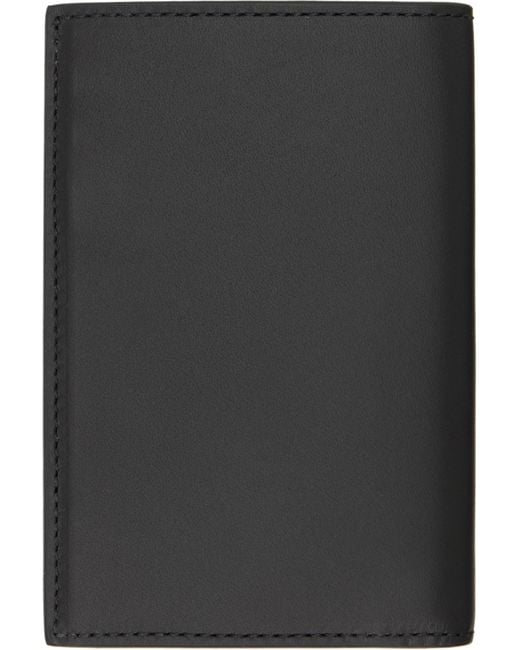 Paul Smith Black Signature Stripe Interior Credit Card Wallet for men