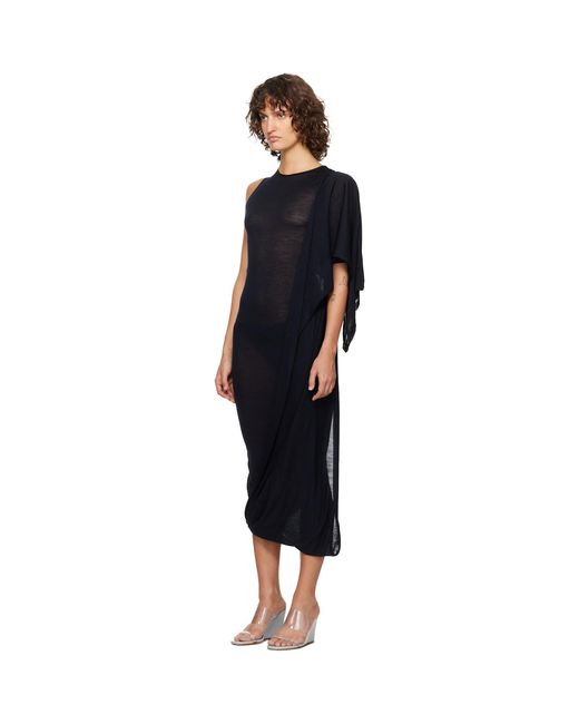 Paloma Wool Black Willy Midi Dress