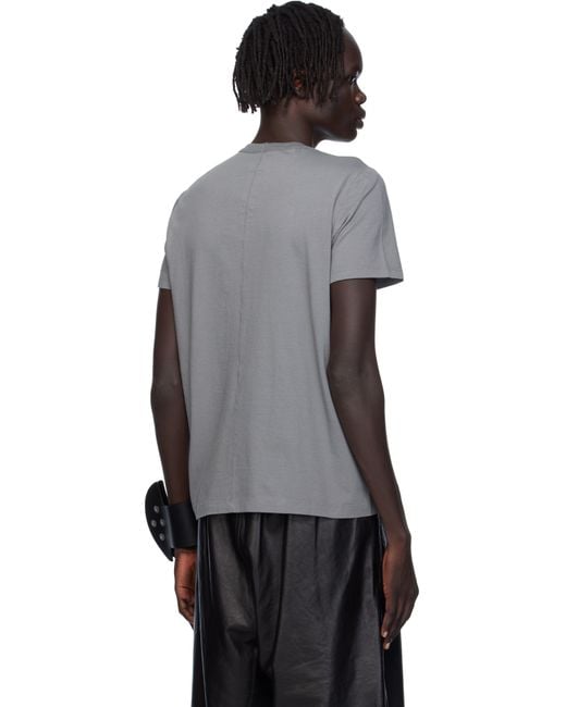 Rick Owens Black Concordians Short Level T-Shirt for men