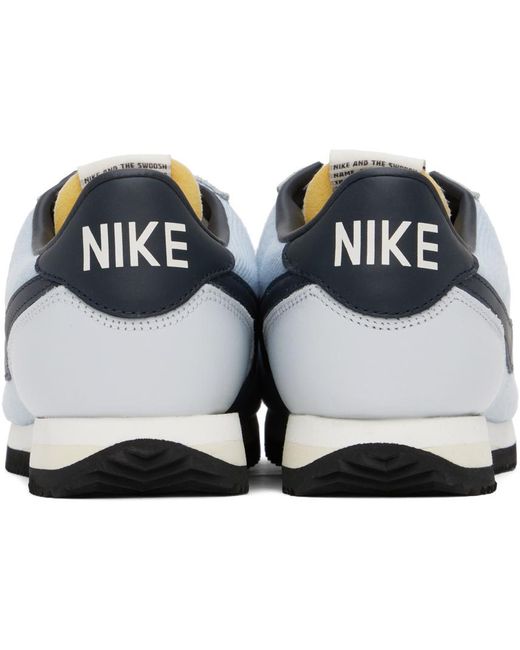 Nike Black Blue Cortez Sneakers for men
