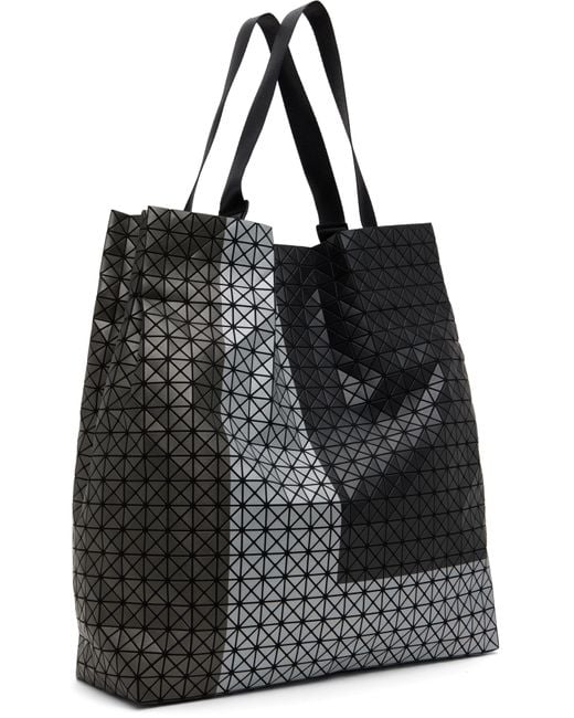 Issey Miyake Black Gunmetal Cart S Tres Tote for men