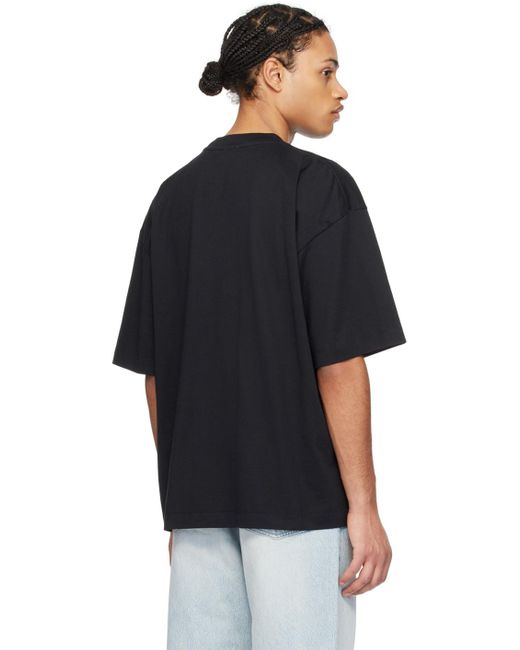 Hope Black Oversized T-shirt for men