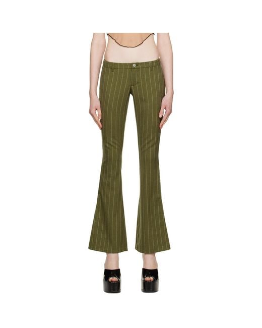 Miaou Green Thea Pants