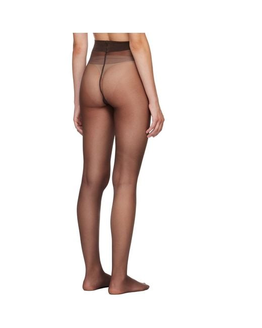 Wolford Brown Satin Touch 20 Tights