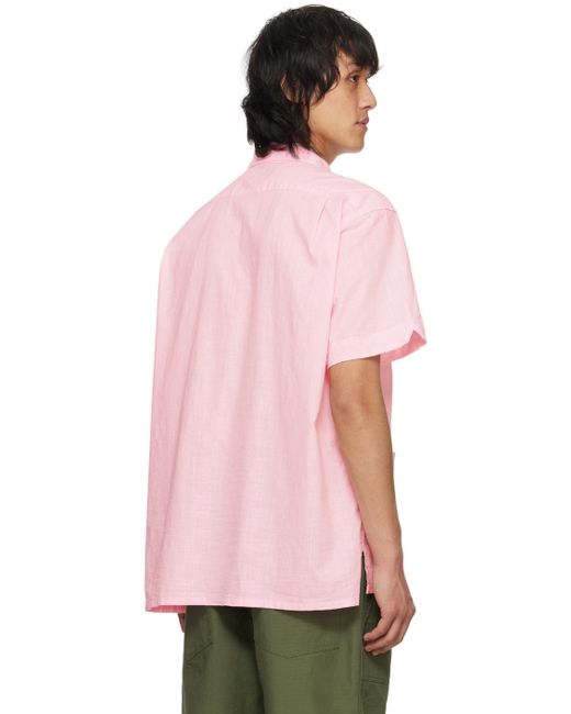 メンズ Engineered Garments Enginee Garments パッチポケット シャツ Pink