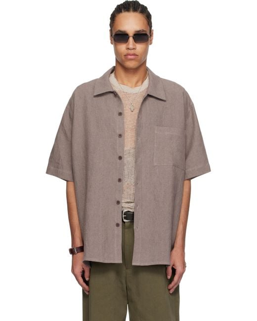 colbo Multicolor Taupe Easy Shirt for men