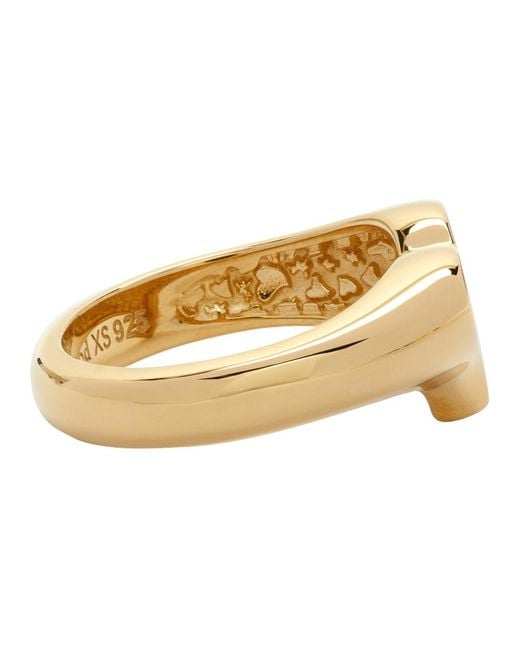 【関税込み】Vivienne Westwood ゴールド Marybelle リング Vivienne Westwood Gold Marybelle Signet Ring in Metallic for