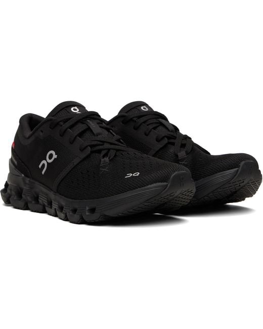 On Shoes Black Cloud X 4 Sneakers for men