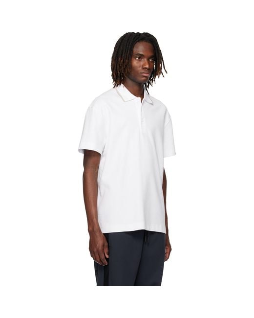 On Shoes White Courtside Polo for men