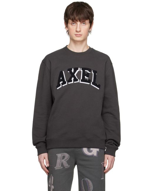 Axel Arigato Black Gray Arc Sweatshirt for men