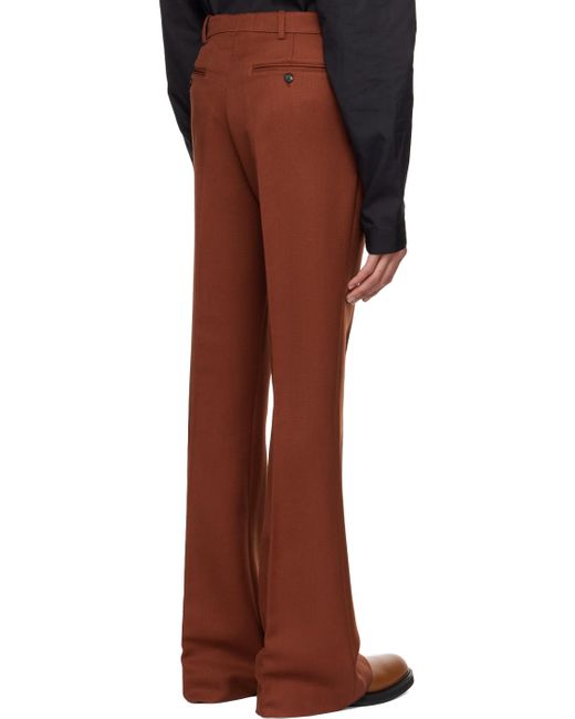 Egonlab Brown Sami Trousers for men