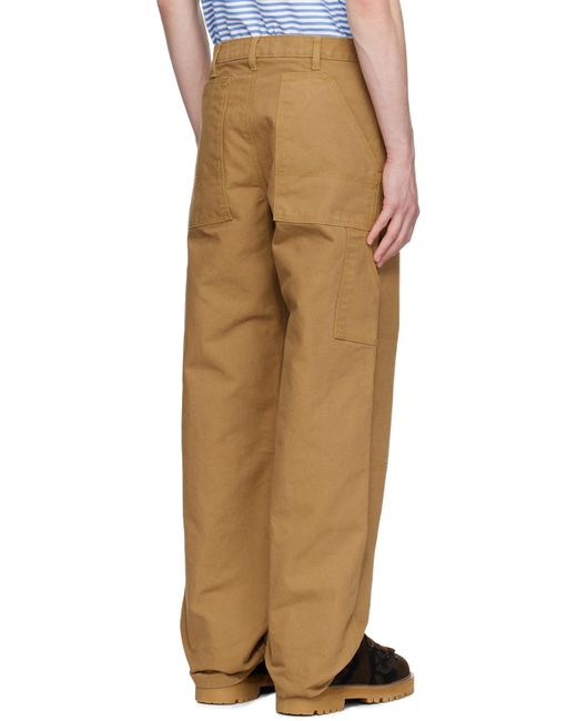 メンズ The North Face タン Cedar キャンバス ワークパンツ Natural