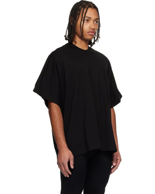 Julius Black Europa Base Oversized T-Shirt for men