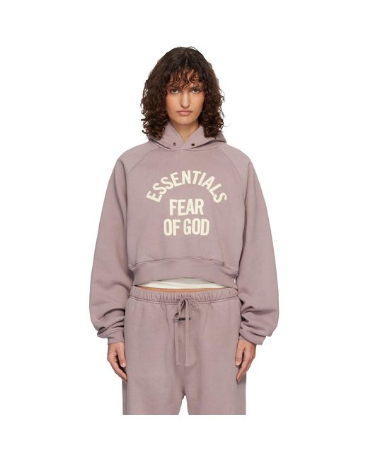 Fear Of God Multicolor Campus 90's Cropped Raglan Hoodie