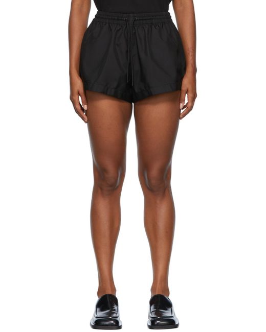 Wardrobe NYC Black Spray Shorts