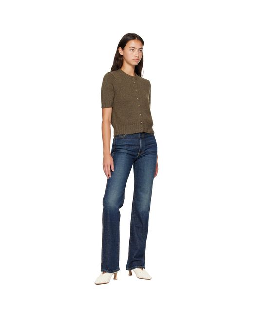 Khaite Blue Danielle Stretch Jeans