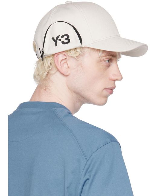 Y-3 Blue Off-white Pocket Cap for men