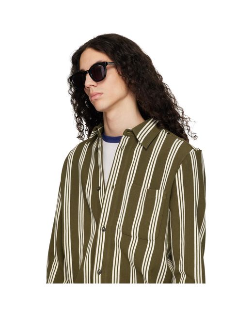 A.P.C. Black 'Les Lou' Sunglasses for men