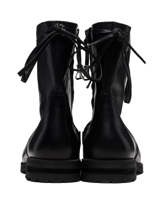Kiko Kostadinov Black Farkas Boots for men