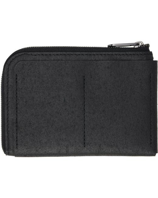 Côte&Ciel Black Large Zippe Wallet for men