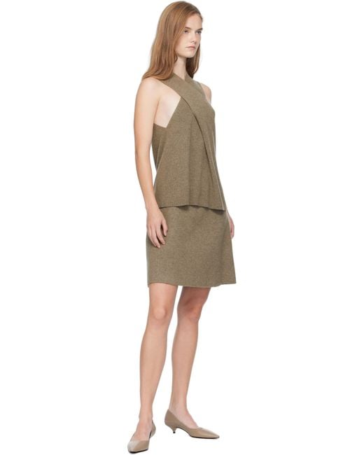 Lisa Yang Natural Taupe 'The Lyra' Top