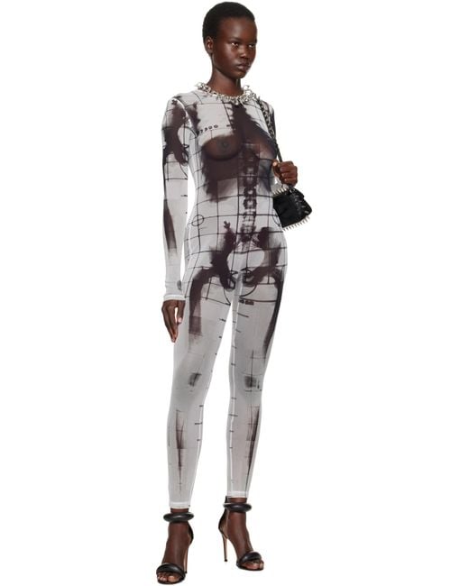 Jean Paul Gaultier Black 'The Squeletor' Jumpsuit