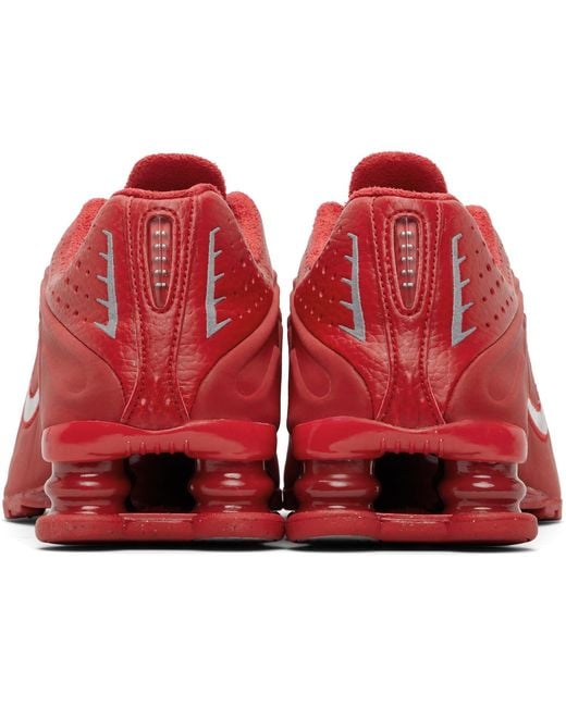 Nike Red Shox R4 Sneakers for men