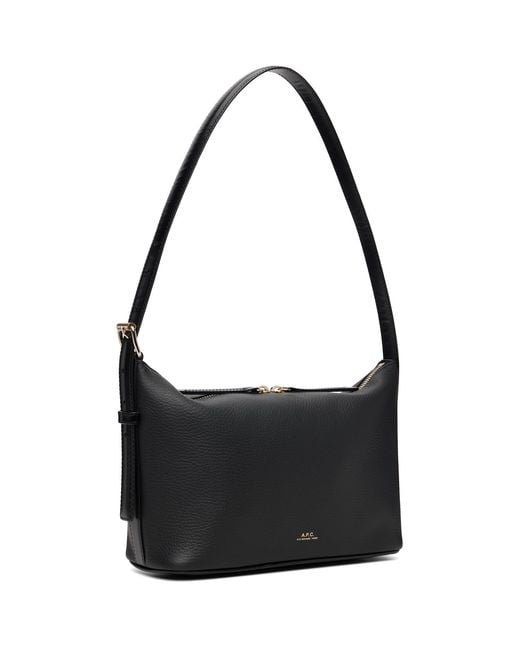 A.P.C. Black Vera Shoulder Bag