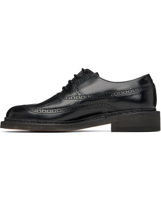 Our Legacy Black Brogue Parade Derbys for men
