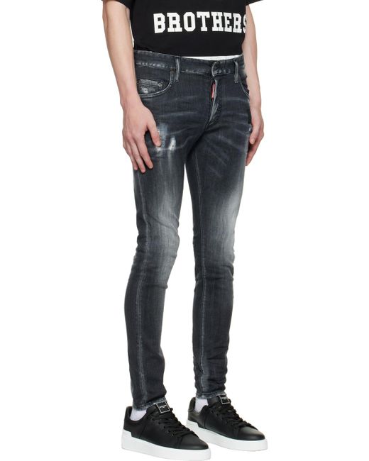 DSquared² Black Super Twinky Jeans for men