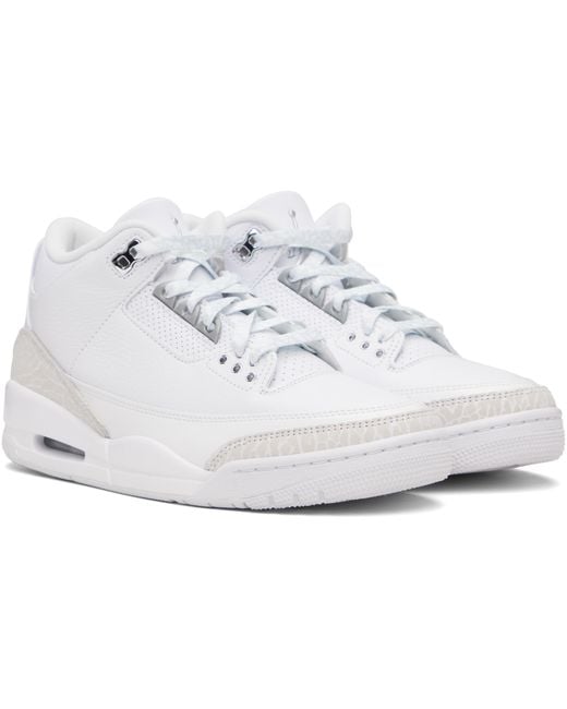 Nike Black Air Jordan 3 Retro Sneakers for men