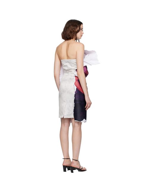 Abra Red Poster Midi Dress