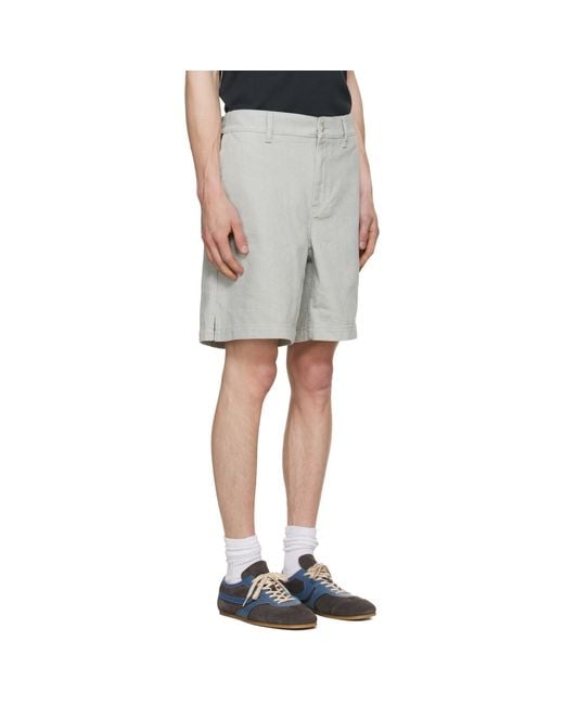 Boss Black Elasticized Waistband Denim Shorts for men