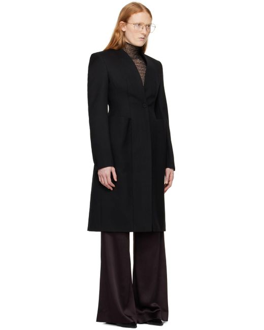 Givenchy Black Hourglass Coat