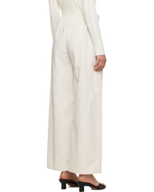 3.1 Phillip Lim Natural White Belted Trousers