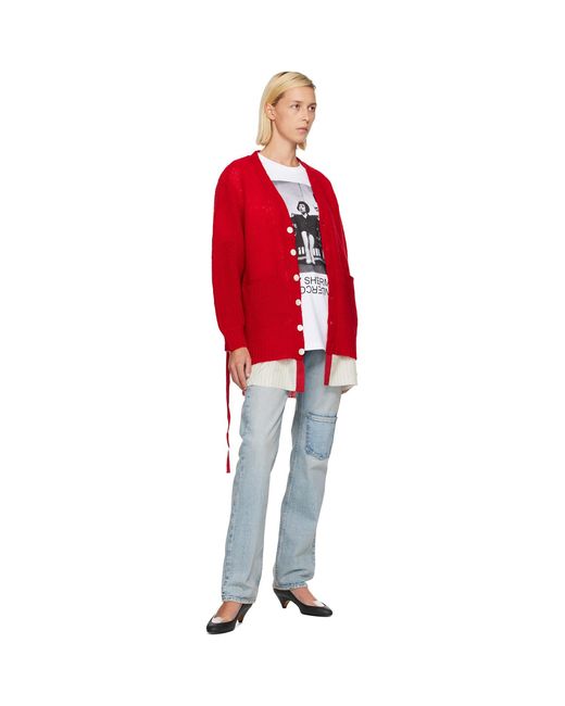 Undercover Red Up2F1901 Cardigan